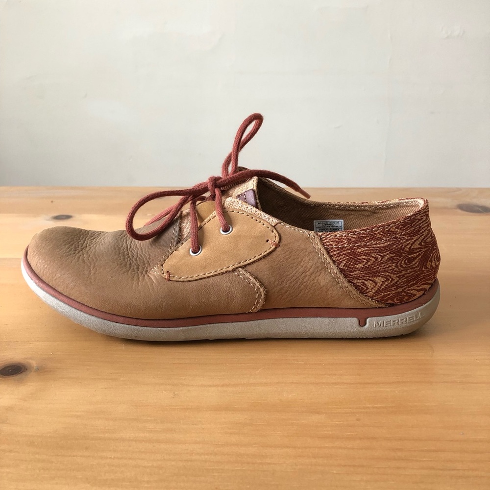 Merrell Tan Duskair Smooth Shoes